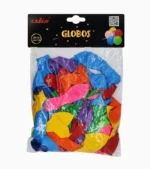 Globos redondos paquete de 100 unidades ideales para decorar tus fiestas, eventos, cumpleaños, cualquier ocasión con colores alegres y divertidos