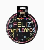 Utiliza estos platos de feliz cumpleaños en su variedad de diseños para innovar en las decoraciones de tus fiestas, eventos, baby showers, entre otras.