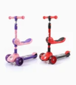 Las scooters pueden ser rápidas y seguras a la vez, sobre todo el modelo infantil. Con este scooter podrás moverte desde los 3 años en adelante.