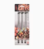 Para barbacoa: Palillos para brochetas de carne o verdura. También se pueden usar con marisco o para servir fruta de postre. Marca: Exlin