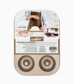 set de moldes ideales para donas, cupcakes, muffins o magdalenas así como también gelatinas moldeadas, pasteles de queso individuales. Marca: Exlin