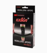 Proporciona una muy buena sujeción firme a una rodilla débil. Ayuda tanto a prevenir las lesiones. Muy fácil de colocar. Marca: Exlin