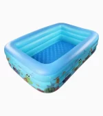 Excelente piscina para disfrutar del agua y descansar del calor del verano, es de fácil montaje y desmontaje, está hecha con materiales resistentes