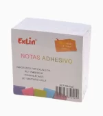 Tacos de notas Adhesivas en total 100 hojas para notas,vienen en colores diferentes. No olvides las cosas más importantes y déjalas a la vista con las notas