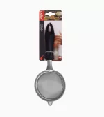 Colador de cocina hecho de metal, grado alimenticio, suave y pulido, no se deforma, simplemente enjuague con agua. Ideal para colar los alimentos