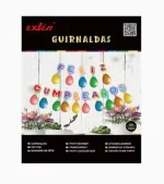 Linda Guirnalda Feliz Cumpleaños de colores, para que no pierdas tiempo, está armada con la cinta, lista para colgar y usar. Marca: Exlin