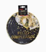 Utiliza estos platos de feliz cumpleaños en su variedad de diseños para innovar en las decoraciones de tus fiestas, eventos, baby showers, entre otras.