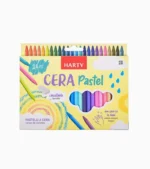 Los crayones de cera son usados comúnmente por los niños para dibujar y colorear. Debido a que sus pigmentos son lavables, no tóxicos. Marca: Exlin