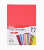 Descubre la versatilidad de las 100 Hojas De Colores Resma Papel Carta A4, diseñado especialmente para satisfacer las necesidades educativas y creativas.