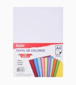 Descubre la versatilidad de las 100 Hojas De Colores Resma Papel Carta A4, diseñado especialmente para satisfacer las necesidades educativas y creativas.