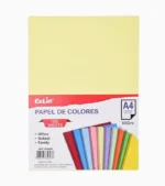 Descubre la versatilidad de las 100 Hojas De Colores Resma Papel Carta A4, diseñado especialmente para satisfacer las necesidades educativas y creativas.