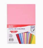 Descubre la versatilidad de las 100 Hojas De Colores Resma Papel Carta A4, diseñado especialmente para satisfacer las necesidades educativas y creativas.