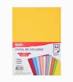 Descubre la versatilidad de las 100 Hojas De Colores Resma Papel Carta A4, diseñado especialmente para satisfacer las necesidades educativas y creativas.