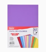 Descubre la versatilidad de las 100 Hojas De Colores Resma Papel Carta A4, diseñado especialmente para satisfacer las necesidades educativas y creativas.