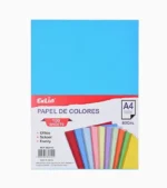 Descubre la versatilidad de las 100 Hojas De Colores Resma Papel Carta A4, diseñado especialmente para satisfacer las necesidades educativas y creativas.