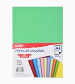 Descubre la versatilidad de las 100 Hojas De Colores Resma Papel Carta A4, diseñado especialmente para satisfacer las necesidades educativas y creativas.