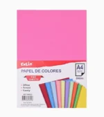 Descubre la versatilidad de las 100 Hojas De Colores Resma Papel Carta A4, diseñado especialmente para satisfacer las necesidades educativas y creativas.