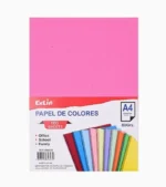 Descubre la versatilidad de las 100 Hojas De Colores Resma Papel Carta A4, diseñado especialmente para satisfacer las necesidades educativas y creativas.